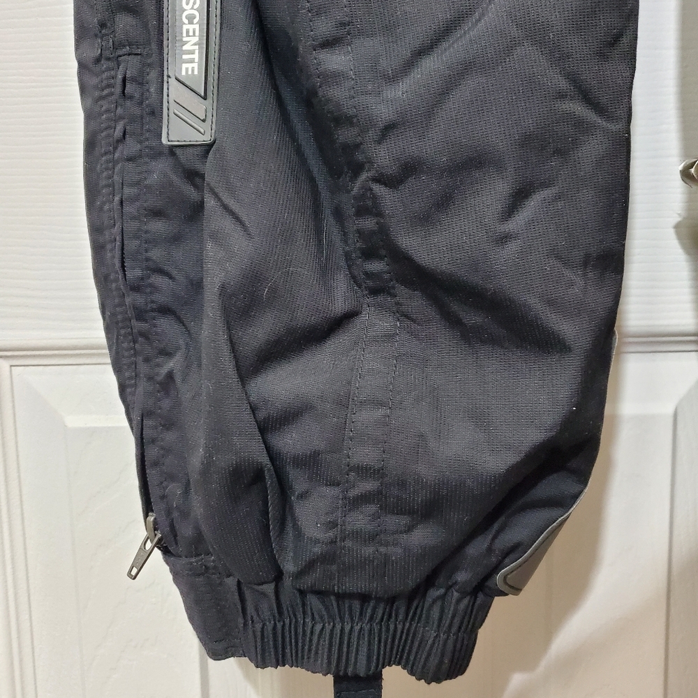 DESCENTE Swiss Mens Instituted Snowboarding Ski Salopettes Pants size 40 Black - Picture 11 of 15